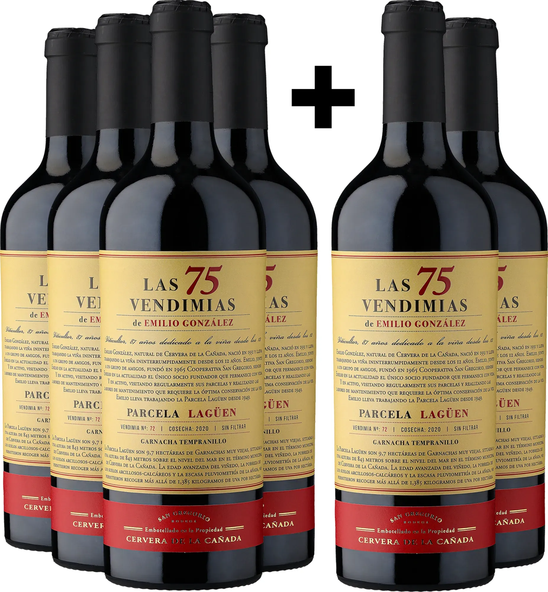 4+2-PAKET Bodega San Gregorio »Las 75 Vendimias de Emilio González« 2020