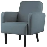 Paperflow Sessel LISBOA Polyester 71 x 83 x 55 cm Blau/Schwarz