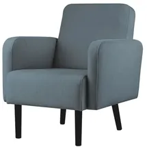 Paperflow Sessel LISBOA Polyester 71 x 83 x 55 cm Blau/Schwarz