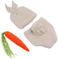 CIYODO 1 Satz Kostüm für Neugeborene Handgefertigtes Fotokostüm mit Hase für Monate Junge Mädchen Fotoshootings Besondere Anlässe