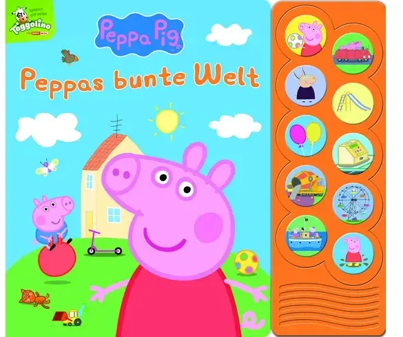 Peppa Pig - Peppas bunte Welt - Interaktives Pappbilderbuch mit 10 lustigen Geräuschen