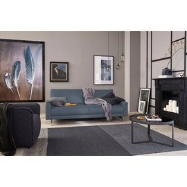 HÜLSTA sofa 2-Sitzer »hs.450«, Armlehne niedrig, Fuß chromfarben glänzend, Breite 164 cm, blau