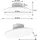 Trio Lighting Tray 1 schwenkbar/drehbar/dimmbar Ø 40 cm weiß