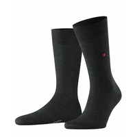 Burlington Herren Socken LORD - Kurzstrumpf, Labeling Clip, uni, One Size Dunkelgrau 40-46