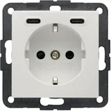 Berker Schuko-Steckdose 20W USB C Polarweiß 1 St.