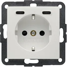 Berker Schuko-Steckdose 20W USB C Polarweiß 1 St.