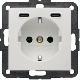 Berker Schuko-Steckdose 20W USB C Polarweiß 1 St.