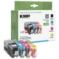 KMP schwarz, cyan, magenta, gelb Druckerpatronen kompatibel zu HP