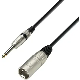 Adam Hall Cables Mikrofonkabel XLR male auf 6,3mm Klinke 6,0m (MMP 0600)