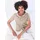 Heine Kurzarmbluse Beige 40
