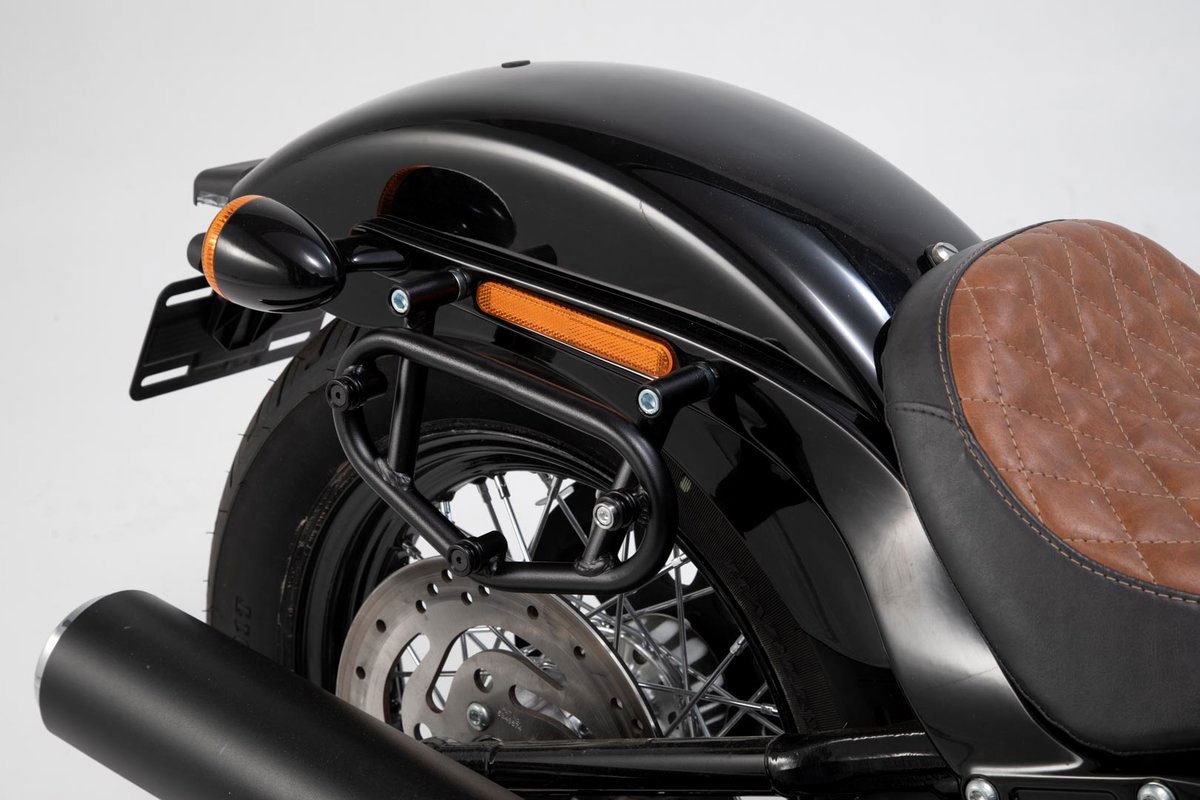 SW-Motech Harley Davidson Softtail, châssis latéral SLC - Noir - Direita