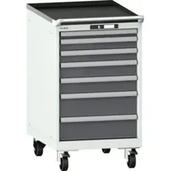Lista Schubladenschrank mobil 27x36E (BxTxH) 564x725x990mm KEY Lock R7035/N6502