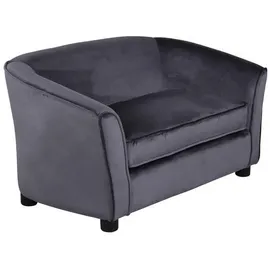 VCM ebuy24 Sofa Velvet Grau, 98 x 62 cm, | Gr.: onesize