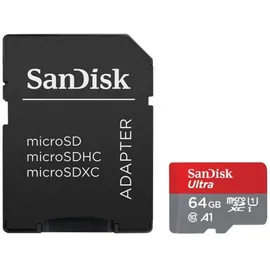 SanDisk Ultra microSD UHS-I U1 A1 120 MB/s + SD Adapter 32 GB 2er Set