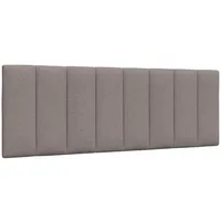 VidaXL Kopfteil-Kissen Taupe 140 cm Stoff