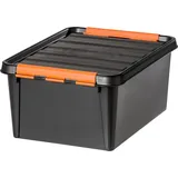 SmartStore Aufbewahrungsbox Pro 14 L 40 x 30 x 19 cm 14-tlg. schwarz