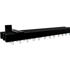 INDEKO Gardinenstange "Bern", schwarz,