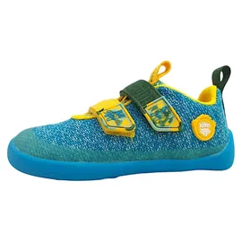 Affenzahn Knit Happy Bär Barfußschuhe blau, 27 EU