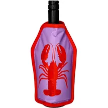 GIFTCOMPANY GESCHENKE VERTRIEBSGES. MBH Gift Company Kühlmanschette Froid, Hummer, Flaschenkühler, Weinkühler, Lila / Rot, 1218401014 - Lila/Rot