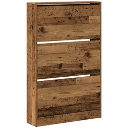 vidaXL Schuhschrank Alte Holz 80x21x125,5 cm Ingenieurholz