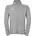 Trainingsjacke Kinder dark grau melange/weiß 164