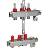 Danfoss SSM Verteiler-Setsatz 3+3 m/Flowmeter und Endstück