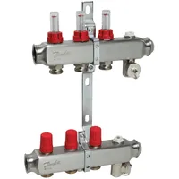 Danfoss FBH-Verteiler SSM-3F 3 Kreise, mit Durchflussanzeige
