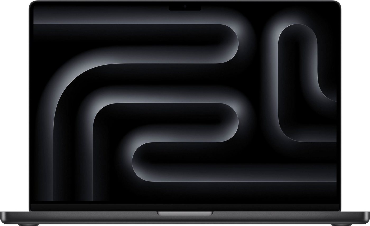 Apple MacBook Pro 16" M3 Pro Notebook (41,05 cm/16,2 Zoll, Apple M3 Pro, 18-Core GPU, 512 GB SSD) schwarz 18 GB RAM