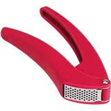 Kuhn Rikon Easy Clean Knoblauchpresse, grau, Knoblauchschneider mit ergonomischen Griff, weniger Kraftaufwand, schneidet fein