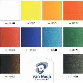 Van Gogh ROYAL TALENS Van Gogh Holzkoffer-Set Ölfarben Basic