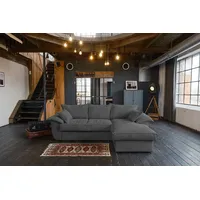 KAWOLA Sofa DAMETO Ecksofa Bettsofa Schlafsofa mit Stauraum Cord