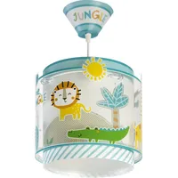 Dalber kinderlampe Pendelleuchte Hängelampe My Little Jungle Dschungel Tiere Löwen Elefanten Giraffen Krokodil, Bunt