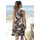 VIVANCE Jerseykleid Damen Mehrfarbig 36