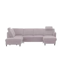 meinSofa Wohnlandschaft  Veit , rosa/pink , Maße (cm): B: 305 H: 90 T: 200.0
