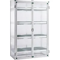 BECKMANN Gewächshaus Alu Silber 6 mm 0,38 m2