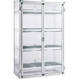 BECKMANN Gewächshaus Alu Silber 6 mm 0,38 m2