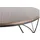 miliboo Couchtisch Dunkles Holz Schwarz Rund 80 cm