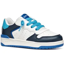 Sneaker »J WASHIBA BOY«, Retro Sneaker, Schlupfschuh im Skater-Look, Gr. 38, weiß-blau, , 74972457-38