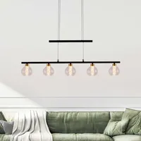 NÄVE LED Pendelleuchte Brass 5-flammig höhenverstellbar