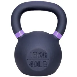 Vivol Kettlebell Gusseisen 18 kg schwarz-violett