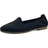 Tamaris Damen Klassische Ballerinas, Frauen Flats,Comfort Lining,TOUCHit-Fußbett,Slip-ons,klassisch elegant,Ballerinen,Navy,38 EU - 38 EU