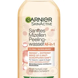 Garnier Skin Active Sanftes Mizellen Peelingwasser Mizellenwasser 400 ml Damen