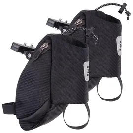 Xcase Satteltasche 2er-Set schwarz