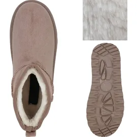 VAN HILL Plateaustiefelette Damen Braun 38