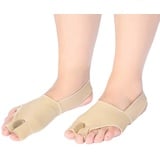 TMISHION Hallux Valgus Zehenstrecker, Zehenspreizer Orthese, Bandage Corrector zur Schmerzlinderung bei Hallux Valgus, Bunion Teller orthopädische Zahnspange, komfortabel und waschbar(L)