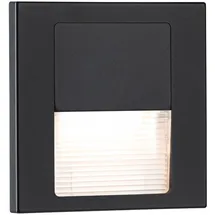 Paulmann LED Wand-Einbauleuchte Tsaro 1W schwarz matt