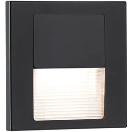 Paulmann LED Wand-Einbauleuchte Tsaro 1W schwarz matt