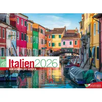 Ackermann Italien ReiseLust Kalender 2026 von Venedig bis Sizilien