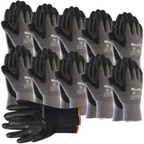 vasalat Maxiflex Handschuhe Gr. 11 Ultimate - Arbeitshandschuhe mit Grip, 10 Paar
