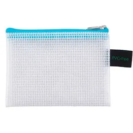 FolderSys Reißverschlussbeutel transparent/hellblau 0,20 cm, 1 St.